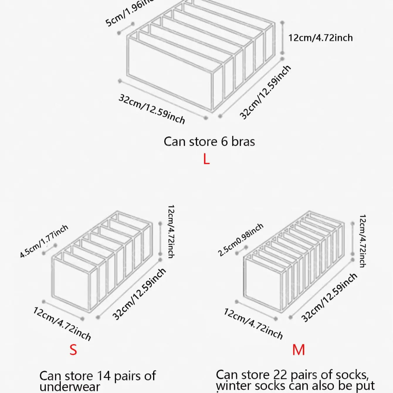 Foldable Drawer Organizer