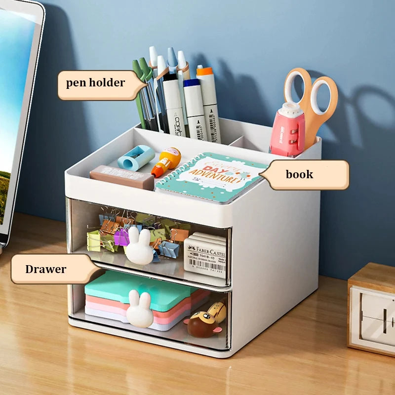 Small Desk Organizer With Drawer